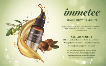 Immetee Shouwu Anti-Dropping Essential Oil 50Ml Hair Tonic