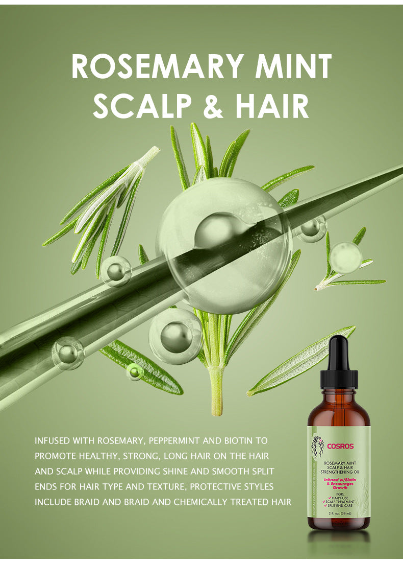 Exclusive For Cross-border Rosemary Hair Care Essential Oil Unique Herbal Blend Foreign Trade