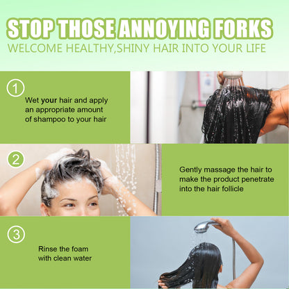 Rosemary Mint Shampoo EELHOE, Moisturizing Supple Hair Repair Dry Frizz Refreshing Shampoo Hair Care