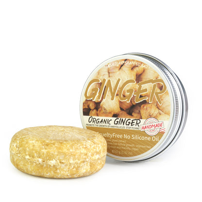 Ginger Soap Hair Shampoo, Natural Organic No Silicone Oil Hair Soap